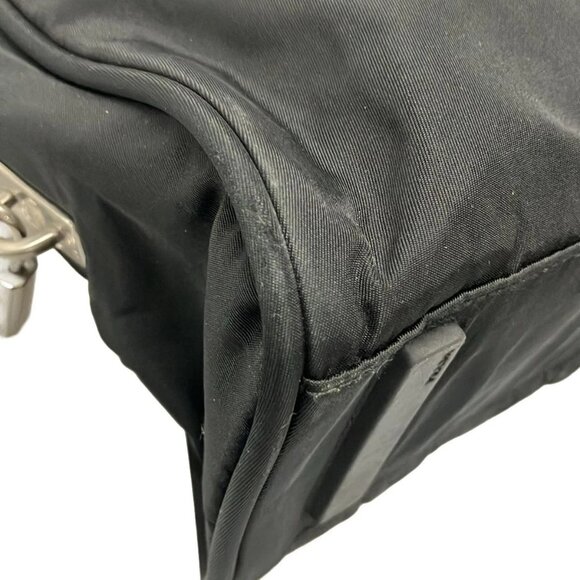 Auth PRADA - Black Nylon Handbag - Picture 13 of 13